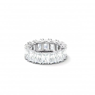 TIFFANY STERLING SILVER WHITE DIAMOND RING 62896397